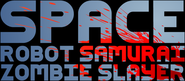 Space Robot Samurai Zombie Slayer Logo